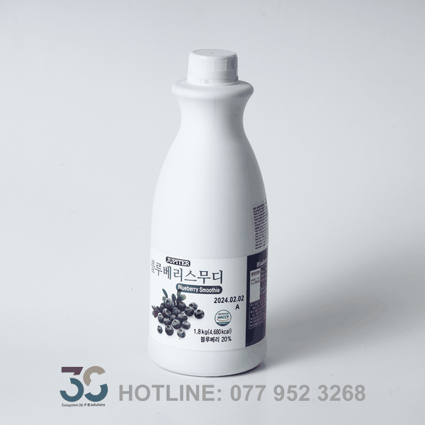 Smoothies Jupiter Blueberry (Việt Quất - Chai 1.8Kg)