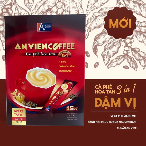 Cà Phê Hòa Tan 3 in 1 (Đậm vị cà phê)