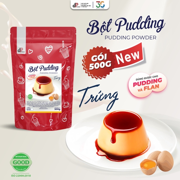 Bột Pudding Trứng DPFOOD (Túi 500Gr)
