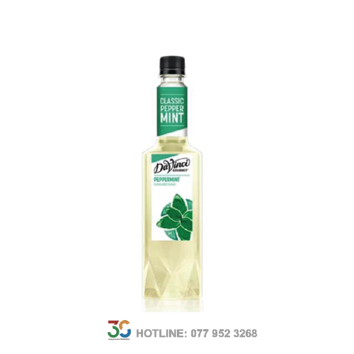 Syrup Davinci Peppermint (Bạc Hà Cay - Chai 750ml)