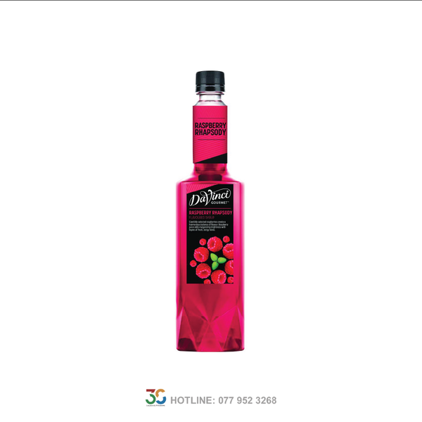 Syrup Davinci Raspberry Rhapsody (Phúc Bồn Tử - Chai 750ml)
