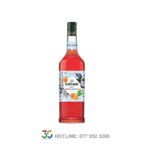 Syrup Giffard Blood Orange (Cam Đỏ - Chai 1L)
