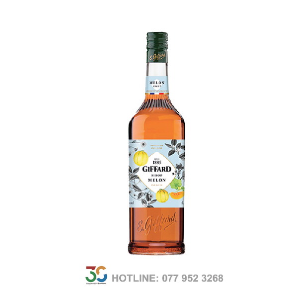 Syrup Giffard Melon (Dưa Lưới - Chai 1L)