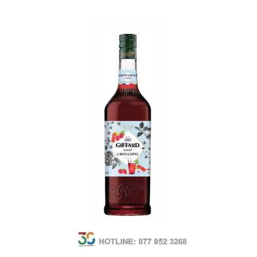 Syrup Giffard Grenadine (Lựu Cây - Chai 1L)