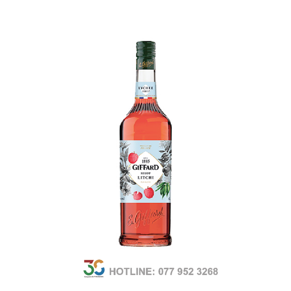 Syrup Giffard Lychee (Vải - Chai 1L)