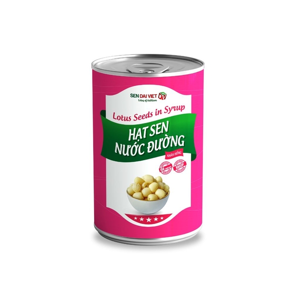 Hạt Sen Đại Việt đóng lon 460gr (Nhãn Hồng)