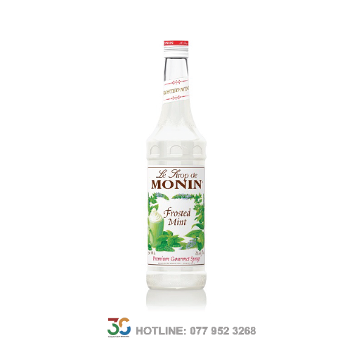 Syrup Monin Frosted Mint (Bạc Hà Trắng - Chai 700ml)