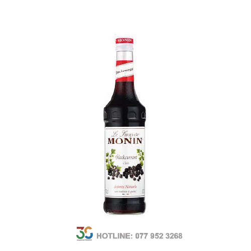 Syrup Monin Black Currant (Nho Đen - Chai 700ml)