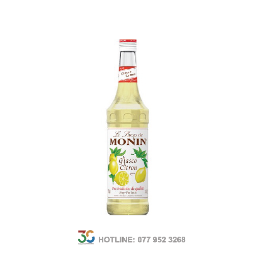 Syrup Monin Glasco Lemon (Chanh Vàng - Chai 700ml)