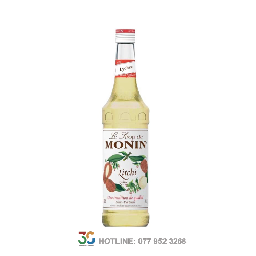 Syrup Monin Lychee (Vải - Chai 700ml)