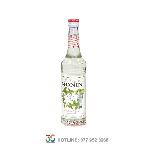 Syrup Monin Mojito Mint (Chanh Bạc Hà - Chai 700ml)