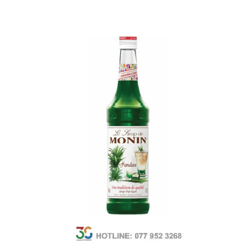 Syrup Monin Pandan (Lá Dứa - Chai 700ml)