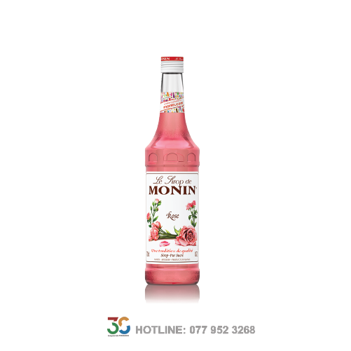 Syrup Monin Rose (Hoa Hồng - Chai 700ml)