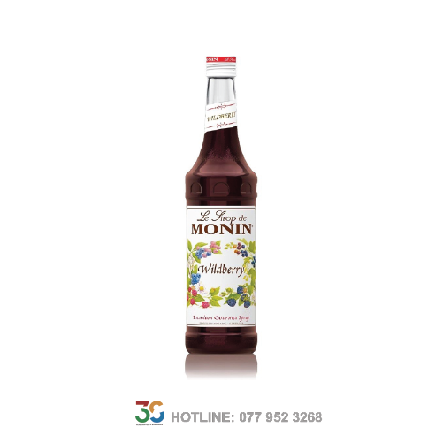 Syrup Monin Wildberry (Dâu Rừng - Chai 700ml)