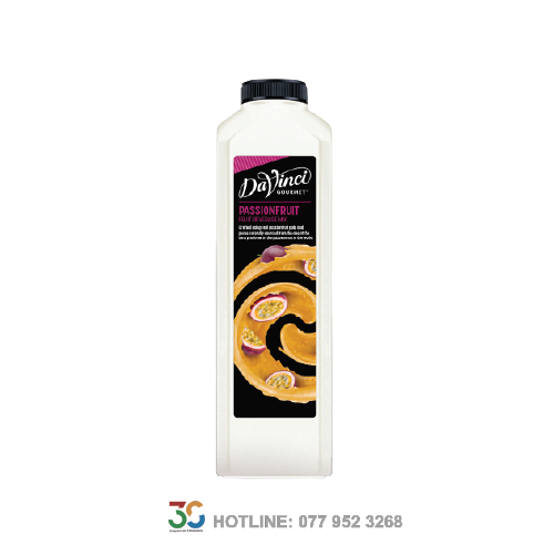 Fruit Mix Davinci Passion Fruit - Mứt Davinci Chanh Dây (Chai 1L)