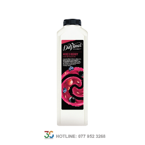 Fruit Mix Davinci Mixed Berries - Mứt Davinci Hỗn Hợp Dâu (Chai 1L)