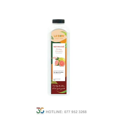 Mứt Labon Ổi Hồng (Chai 1L)