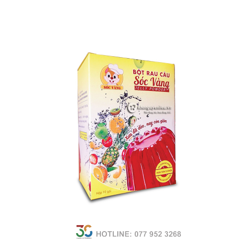 Bột Rau Câu Sóc Vàng (Gói 12gr)