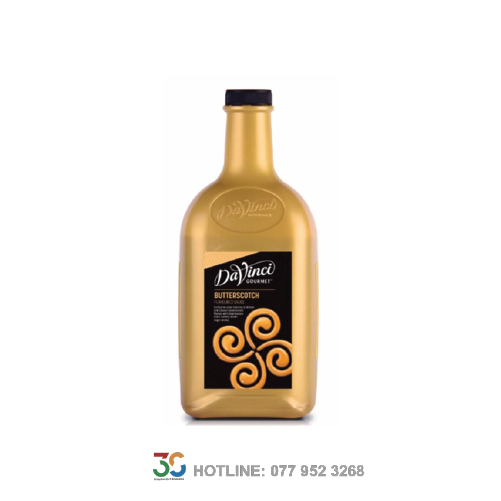 Sauce Davinci Butterscotch 2L (Kẹo Bơ Đường - Chai 2L)