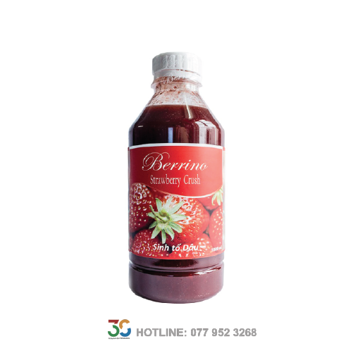 Sinh Tố Berrino Dâu (Chai 1L)