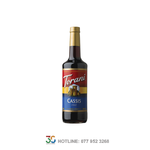 Syrup Torani Cassis (Nho Đen - Chai 750ml)