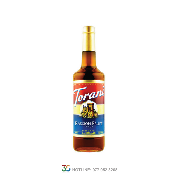 Syrup Torani Passion Fruit (Chanh Dây - Chai 750ml)