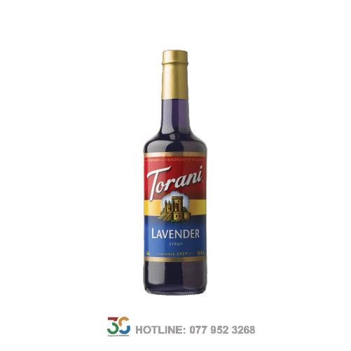 Syrup Torani Lavender (Hoa Oải Hương - Chai 750ml)