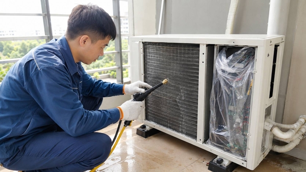 Bảo dưỡng dàn nóng giúp hạn chế lỗi F3 điều hòa Daikin tái diễn