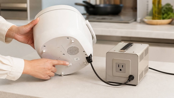 Kiểm tra biến áp 100V khi sử dụng nồi cơm Zojirushi nội địa Nhật