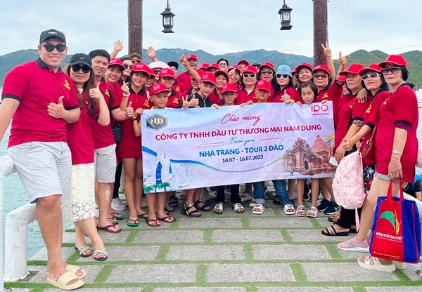 IDO đồng hành cùng đoàn 38 khách du ngoạn Nha Trang