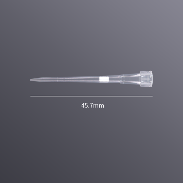 10ul extended bag filter tip, low adsorption 45.7mm