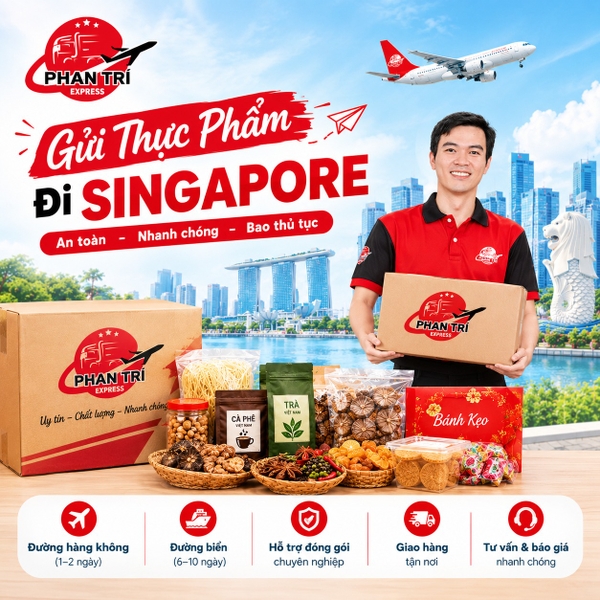 Dịch vụ gửi thực phẩm đi Singapore 