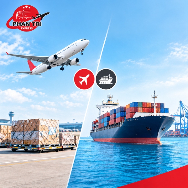 so sánh vận chuyển hàng hóa bằng đường hàng không và đường biển 