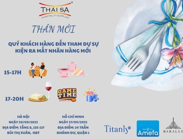 THÁI SA TỔ CHỨC BUỔI RA MẮT SẢN PHẨM MỚI NGÀY 27/9/2023!