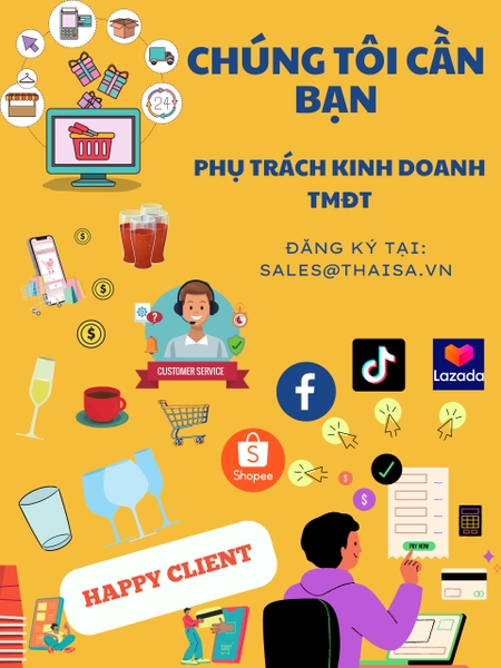 ĐÃ TUYỂN - TUYỂN NHÂN VIÊN PHỤ TRÁCH KINH DOANH KÊNH TMĐT