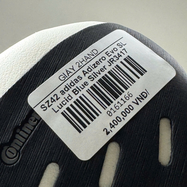Nhiều Size Adidas Adizero Evo SL Lucid Blue Silver JR3417 - Giày 2hand ...