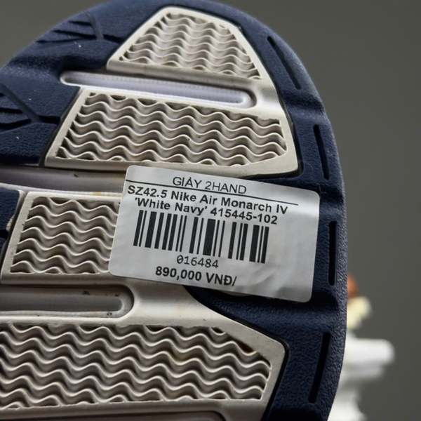 SZ42.5 Nike Air Monarch IV 'White Navy' 415445-102 016484 - Giày 2hand ...