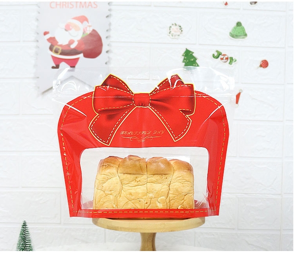 TÚI ZIP NƠ ĐỎ ĐỰNG QUÀ NOEL