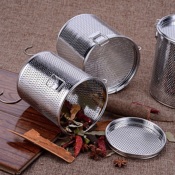 Bộ lọc gia vị inox 304 cao cấp, dùng trong nồi lẩu, lọc trà, hầm xương - HVL