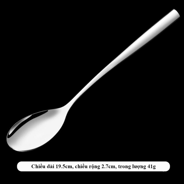 Thìa, muỗng ăn cơm cháo súp inox 304 hàng cao cấp