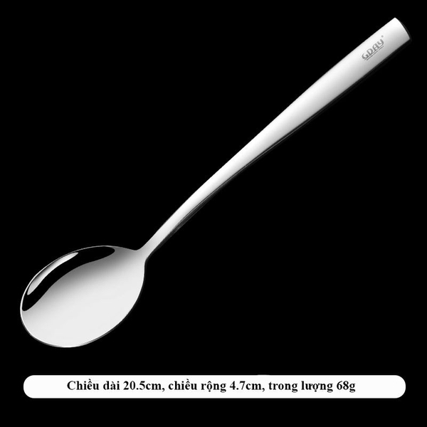 Thìa, muỗng ăn cơm cháo súp inox 304 hàng cao cấp