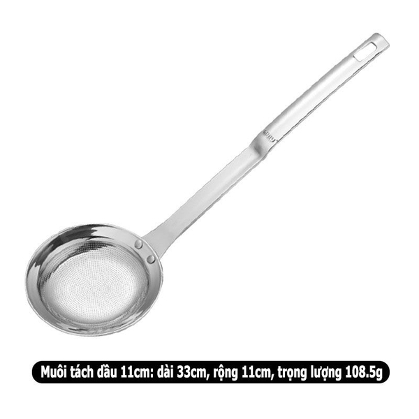 Muôi inox đế dẹt, Muôi chuyên vợt cặn dầu
