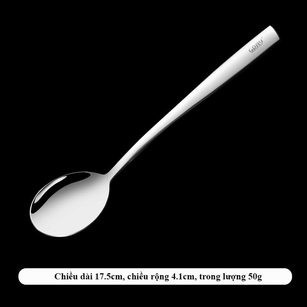 Thìa, muỗng ăn cơm cháo súp inox 304 hàng cao cấp