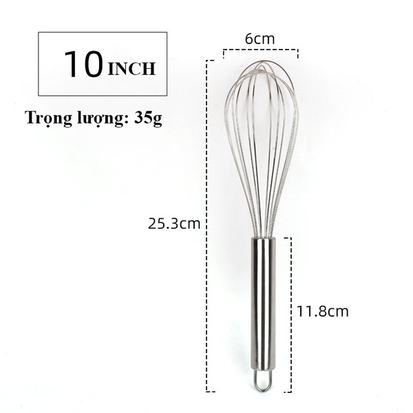 Cây Đánh Trứng Inox
