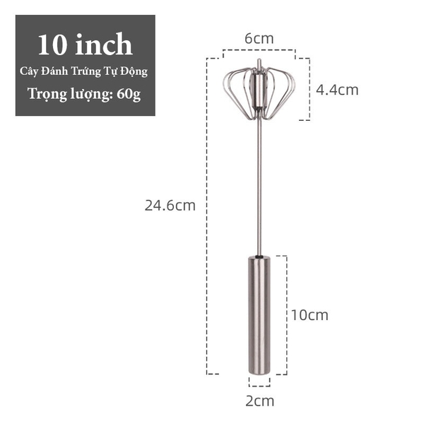 Cây Đánh Trứng Inox