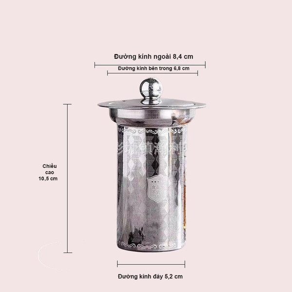 Bộ lọc trà bằng Inox 304 chuyên dụng cho ấm pha trà - HVL