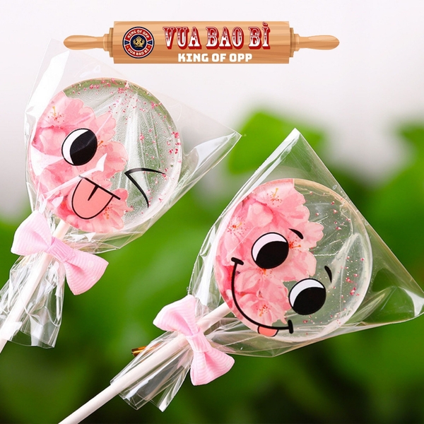 Túi đựng bánh kẹo, bao bì trang trí quà tặng, 100 túi/sp,  kích thước 13*21*4.5 - VUA BAO BÌ