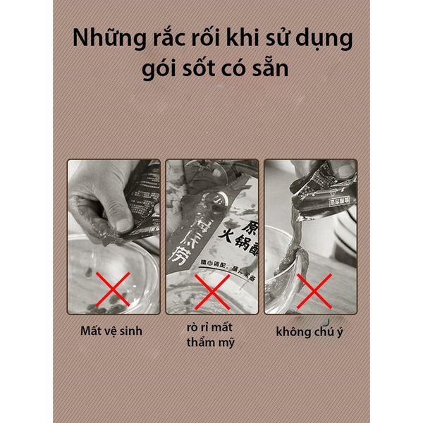 Chai bóp nước sốt thực phẩm, chai gia vị cà chua sốt, 3 màu trắng, đỏ vàng - HVL TEA