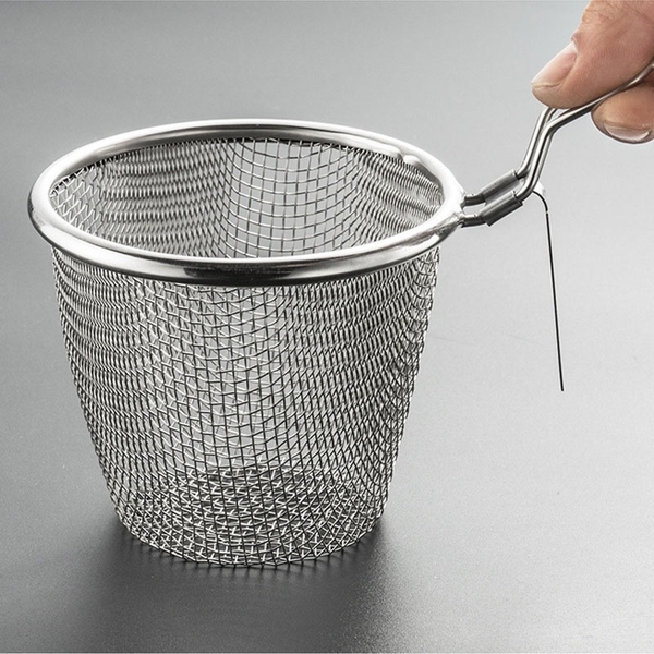 Giỏ vớt gia vị nhúng lẩu, nhúng mì thép không gỉ 304 tiện lợi - HVL TEA