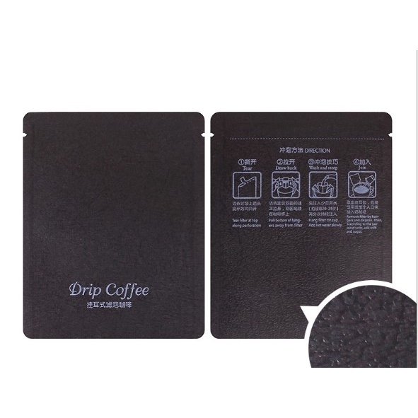 Túi đựng cà phê bằng nhôm, hàn nhiệt, có mép xé  - HVL TEA